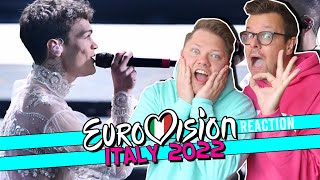 ITALY EUROVISION 2022  Mahmood amp Blanco Brividi  Sanremo 2022  ESC 2022 Reaction Video [upl. by Sheeree]