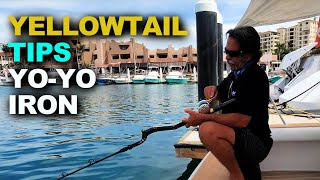 How to Fish a YoYo Iron  Yellowtail Tips [upl. by Wilone]