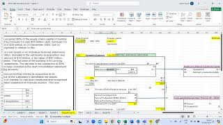 ACCA SBR June 24 Mock Exam Q1 c Completing prepopulated spreadsheet Video 1 [upl. by Misa332]