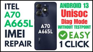 Itel A70 A665L SPDUnisoc T603 IMEI Repair  One Click  Pandora Tool  Fahad Ahmad [upl. by Parsaye]