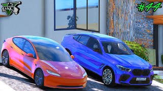 GTA 5 REAL 44 2024 Tesla Model 3 Pick Up amp Delivery GTA5 Hood Life Mods [upl. by Anem90]