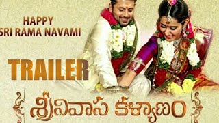 Srinivasa kalyanam trailer  Nithin movie trailer  Srinivasa kalyanam teaser  TRAILER [upl. by Hamer]