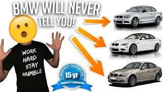 ALL SULEV BMWS COME WITH A 15 YEAR 150K MILE WARRANTY E90E91E92E93 [upl. by Lertsek]