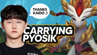 Carrying World Champion Pyosik with Kindred  Korea Day 5 [upl. by Jelena]