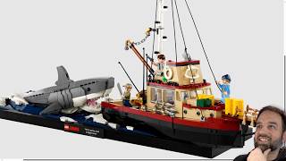 LEGO Ideas Jaws set 21350 reveal amp my thoughts Looks exceptionally welldone [upl. by Dahs]