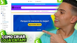 COMO CRIAR LOJA DE DROPSHIPPING LATAM ‹ Vivendo de Negócios › [upl. by Kirrad]