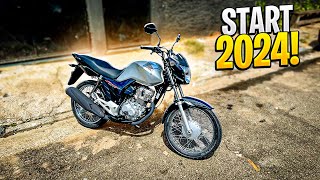 START 160 PRATA 2024  OLHA COMO ESSA MOTO TÁ 😱 [upl. by Aina]