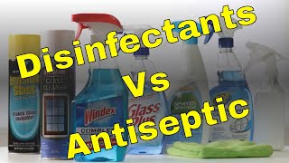 Disinfectant vs Antiseptic [upl. by Merissa368]