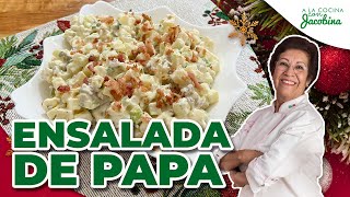 CÓMO HACER ENSALADA DE PAPA  CÓMO HACER ENSALADA NAVIDEÑA [upl. by Omsoc865]