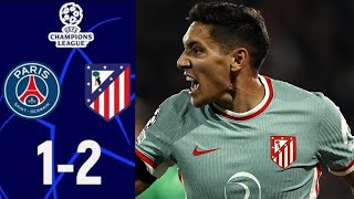 PSG vs Atletico Madrid  Highlights  Champions League 2024  atletico vs psg [upl. by Ardnatal306]