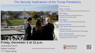 The Security Implications of the Trump Presidency [upl. by Rog702]