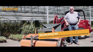 Kehrmaschinen für Dreck und Schmutz  bema 20  Buten Baumschule und Gartengestaltung [upl. by Aihsital]