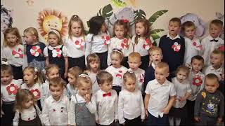 Przedszkolaki odśpiewały hymn narodowy [upl. by Clara]