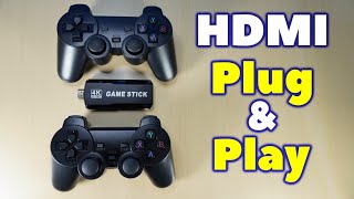 Game Stick X2 HDMI Plug amp Play FULL REVIEW [upl. by Ahsinaw]