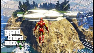 GTA 5 Stark Mansion  Iron man mods [upl. by Ralyt]