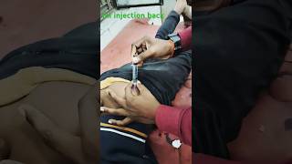 मरीजों को देखते💉 Intermuscular injection on hip injection helth reels youtubeshorts india [upl. by Pinckney]