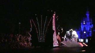 SpectroMagic light parade at Magic Kingdom part 1 of 2 [upl. by Lenwood]