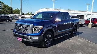 SOLD  USED 2023 NISSAN TITAN 4X4 CREW CAB PLATINUM RESERVE at Peltier Nissan USED N32850A [upl. by Woods]