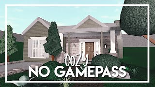 Welcome to Bloxburg Cozy No Gamepass House 45k [upl. by Elocin]