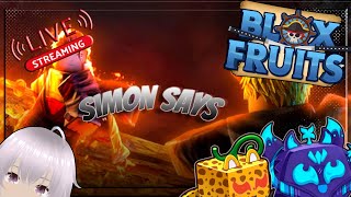 🔴LIVE  BLOX FRUITS🔴  SIMON SAYS WITH VIEWERS 🔴 [upl. by Guildroy]