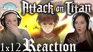 That Rage  ATTACK ON TITAN  Reaction 1X12 [upl. by Zurek261]