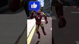 IRON MAN BECAME GIRL TO ESCAPE FROM GHOST gta shorts [upl. by Bright]