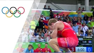 Aleksanyan wins Greco Roman 98kg gold [upl. by Heisser820]