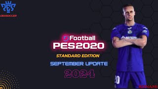 PES 2020  Option File  September Update 20232024  PS4 PS5 PC [upl. by Eentihw576]