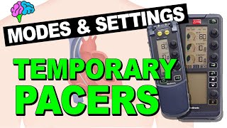 Temporary Pacemakers  Modes and Basic Settings [upl. by Elocel899]