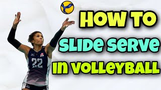 how to slide serve in volleyball [upl. by Aicinoid]