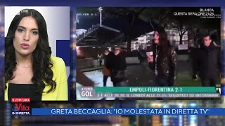 Greta Beccaglia quotIo molestata in diretta Tvquot  La vita in diretta 29112021 [upl. by Remsen]