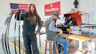 Sharpening Carbide Sawblades with a Diamond Stone [upl. by Dorothy704]