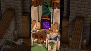 Minecraft Easy Duo Castle🏰  Build with Sereyka minecraft [upl. by Yanrahs]