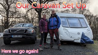 Our Caravan Set Up Caravanning and Cold Tarn swims in the Serene Lake District [upl. by Aveline]