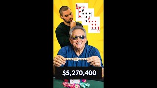 WPT 5 Million 💲 💰 🤑 onlinegambling poker pokermindset [upl. by Krischer]