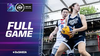 Mongolia vs Chinese Taipei  Women Full Game Bronze  FIBA 3x3 Asia Cup 2024  3x3 Basketball [upl. by Ihsorih]