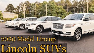 Model Lineup  2020 Lincoln Luxury Sport Utility Vehicles with Jonathan Sewell Sells [upl. by Nailimixam]