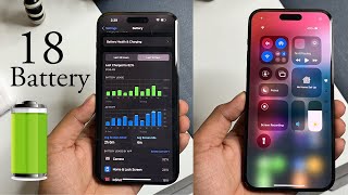 iOS 18 Update Review  iOS 18 Battery Test  iOS 18 Battery Life  iOS 18 Battery Drain [upl. by Lalise]