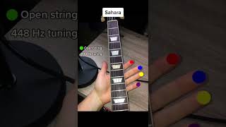 Hensonn  Sahara tutorial guitartutorial guitarlesson beginnerguitar [upl. by Leahcam]