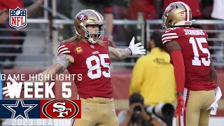 Dallas Cowboys vs San Francisco 49ers  2023 Week 5 Game Highlights [upl. by Lincoln20]