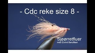 Sjøørretfluer  cdc reke size 8 Med Eivind Berulfsen [upl. by Llirrehs407]