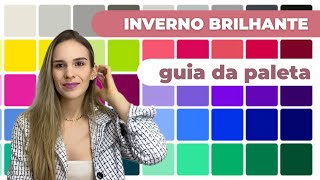 Coloração pessoal paleta INVERNO BRILHANTE como usar make acessórios cabelo etc [upl. by Adniles]