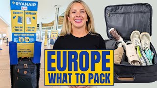 How to Pack for Europe in JUST a Carryon 2 weeks [upl. by Bradman741]