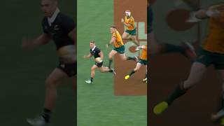 Insane HALF FIELD run highlights allblacks wallabies [upl. by Nyleaj]