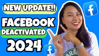 As of May 2024 How to deactivate facebook account  Tagalog  Stepbystep [upl. by Kralc]