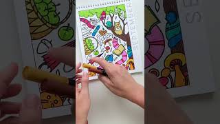 Practice Mindfulness with a Coloring Calendar coloringbooksforadults coloringbookforadults [upl. by Jarred]