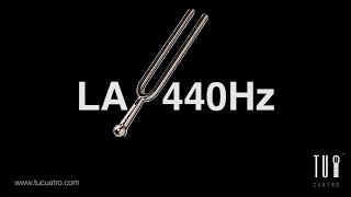 Tono de referencia del LA 440HZ  Diapasón para Afinar tu Instrumento [upl. by Abijah]