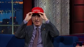 John Oliver Never Thought Hed Have To Care About Trump [upl. by Mittel427]