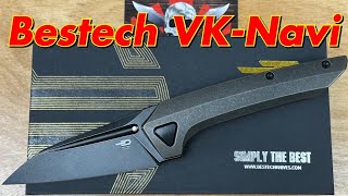 Bestech VKNavi  Vulpex knives design  Magnacut blade and great design [upl. by Rezeile]