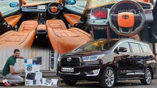 INNOVA CRYSTA 2017 FACELIFT CONVERSION WITH BULLET HEADLIGHT AUDISON THESIS AUDIO amp 18quot ALLOYS [upl. by Eet]